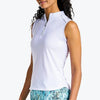 Nivo Polo S/less Naomi White (Only S & XXL Left)