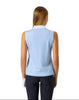 Daily Sports Polo S/less Ribbed Light Blue