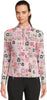 Jamie Sadock Polo Long Sleeve Solar Hearts Pink