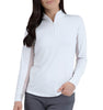 IBKUL Mock Long Sleeve White