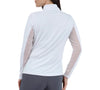 IBKUL Mock Long Sleeve White