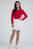 IBKUL Flounce Skort White