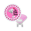 Navika Glitzy Hat Clip/Marker The 19th Hole (Pink)