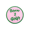 Navika Glitzy Hat Clip/Marker Born 2 Golf Pink