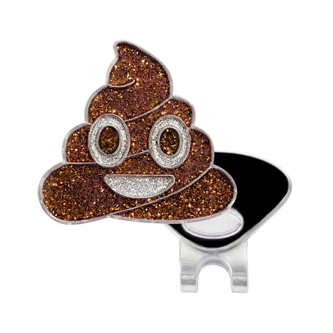 Navika Glitzy Hat Clip/Marker Oh $h!t (Poop)