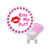 Navika Glitzy Hat Clip/Marker Kiss My Putt