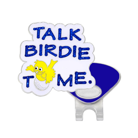 Navika Glitzy Hat Clip/Marker Talk Birdie