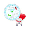 Navika Glitzy Hat Clip/Marker Dirty Martini