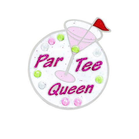 Navika Glitzy Hat Clip/Marker Par Tee Queen