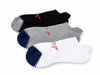 Greg Norman Mens Socks No Show Assorted (3 Pack)
