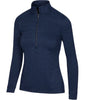 Greg Norman 1/2 Zip Mock Utility Navy Heather