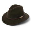 Evoke Hat Paterson Fedora Dark Khaki (Unisex)