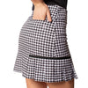 Golftini Side Pleat Skort Houndstooth