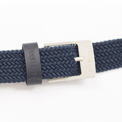 Green Lamb Belt Desiree Navy