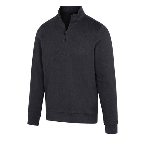 Greg Norman Lined Weatherknit 1/4 Zip Pullover Black
