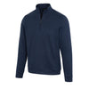 Greg Norman Lined Weatherknit 1/4 Zip Pullover Navy