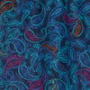 Greg Norman 1/4 Zip Mock Paisley Navy