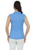 IBKUL Polo S/less Mini Check Blue