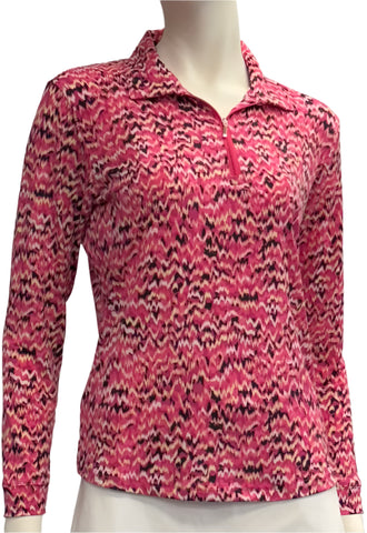 Corsican Polo Long Sleeve Jagged GHZ