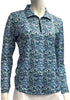 Corsican Polo Long Sleeve Seascape GHZ
