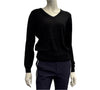 Green Lamb V-Neck Sweater Black