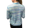 Jamie Sadock Polo Long Sleeve Solar Chopstix Indigo