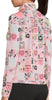 Jamie Sadock Polo Long Sleeve Solar Hearts Pink
