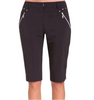 Jamie Sadock Capri Airwear Scallop Leg Zip Black