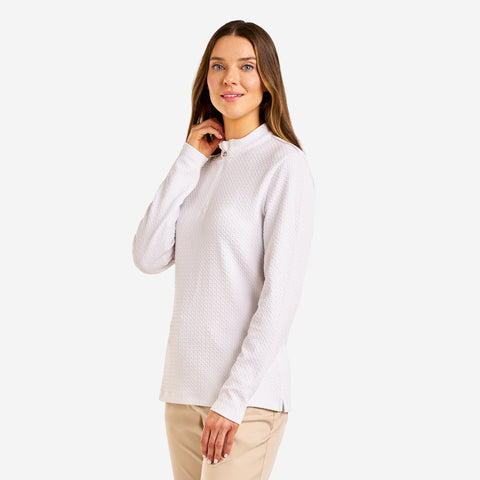 Nivo Mock Long Sleeve Tracy White (Only L left)