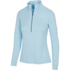 Greg Norman 1/2 Zip Mock Fairway Misty Blue (Only M left)