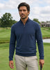Greg Norman Lined Weatherknit 1/4 Zip Pullover Navy