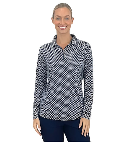 Corsican Polo Long Sleeve Solitaire GHZ