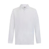 Sporte Leisure Mens Long Sleeve Polo Aero White