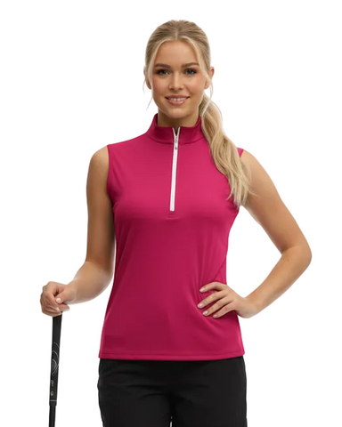 Corsican Polo S/less Hot Pink GZ