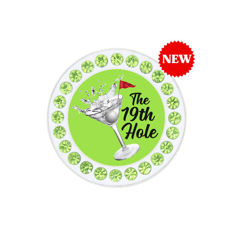 Navika Glitzy Hat Clip/Marker The 19th Hole