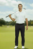 Greg Norman Mens Pants Microlux Black