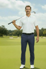 Greg Norman Mens Pants Microlux Navy