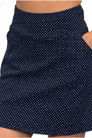 Corsican Skort Spot Navy NJS