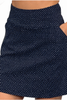 Corsican Skort Spot Navy NJS