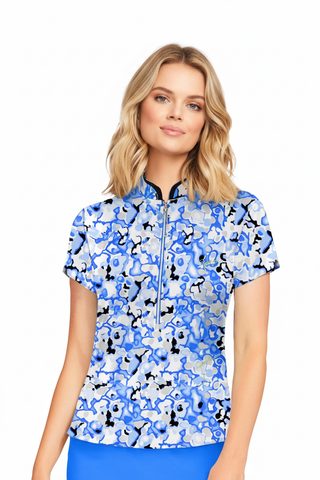 Jamie Sadock Dreamscape Polo - blonde model