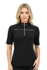 Jamie Sadock Polo Jet Black - blonde model