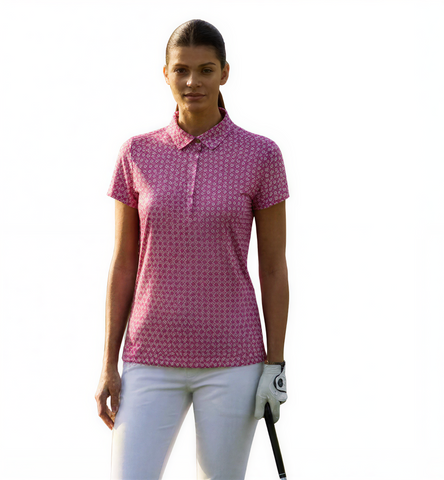 Daily Sports Polo Sheermotion Palm Tree