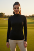 Nivo Mock Long Sleeve Tracy Black