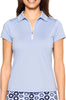 Golftini Polo Seersucker Blue