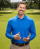 IBKUL Mens Polo Long Sleeve Royal (Only XXL left)