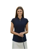 Corsican Polo Cap Sleeve Navy GZ (Only XS left)