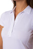 Golftini Polo Ruffles White