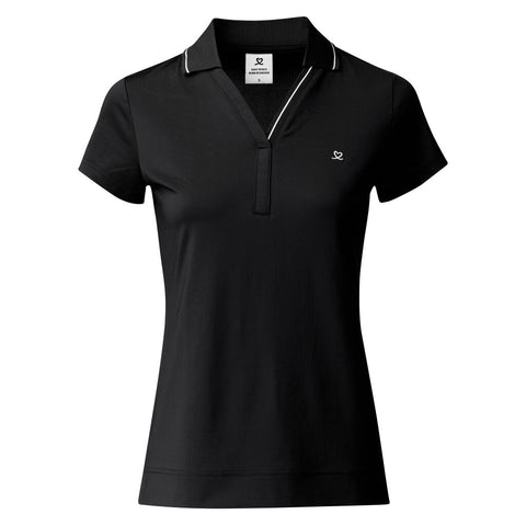 Daily Sports Polo Cap Sleeve Indra Black (Only XS Left)