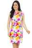 IBKUL Dress S/less Ruffles Matilda Pink (Only S left)