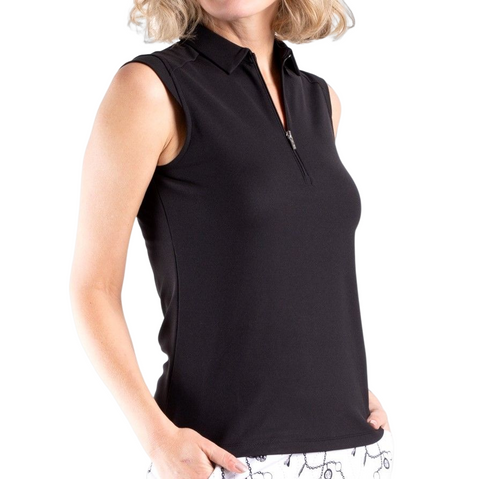 Nivo Polo S/less Nikki Black (Only XS Left)